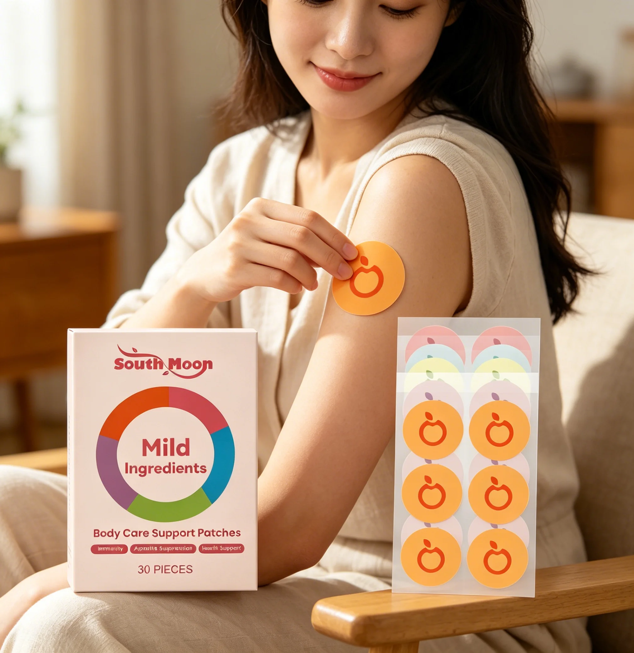 Dopamine Body Care Auxiliary Patch, Breathable, Skin-Friendly, Easy to Fit, soothing Skin Patch, Daily Body Maintenance Patch