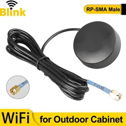 2.4G 5.8G WiFi Dual Band Antenna Long Range Amplifier Outdoor Waterproof Cabinet Antenna 5dBi High Gain Signal Booster RP-SMA