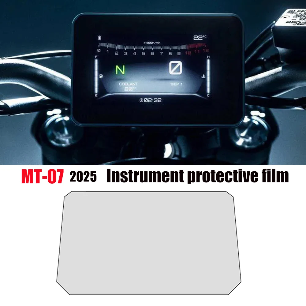 

for YAMAHA MT 07 MT-07 GEN 4 Dashboard Screen Protector 2025 MT07 Accessories TPU Instrument Film MT07 2025