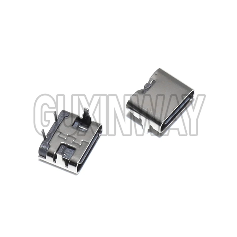 10Pcs 2 Pin Micro USB Type C Connector Socket USB 3.1 Type-C Female Power Jack Dock For Mobile Phone Charging Port