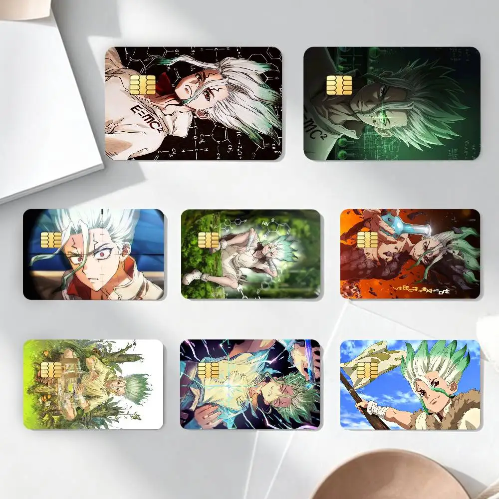 

D-Dr S-Stone A-Anime Credit Card HD Stickers Game Card Decal Card Matte Film Skin Small Chip Waterproof Sticker
