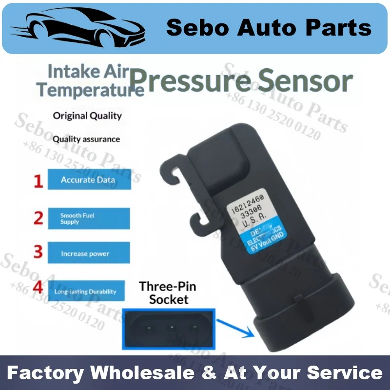 Sensor de Presión Absoluta del Colector (MAP) DELCO 16212460 para Autos GM Chevrolet Buick Renault Daewoo Isuzu
