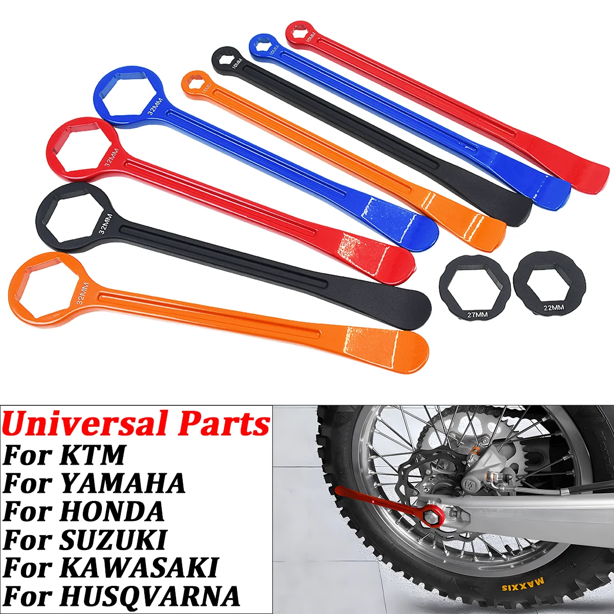 

Motorcycle Tire Installation Assistance Tool Holder Hook For KTM Yamaha Husqvarna Husaberg 125-500 TE FE TC FC TX