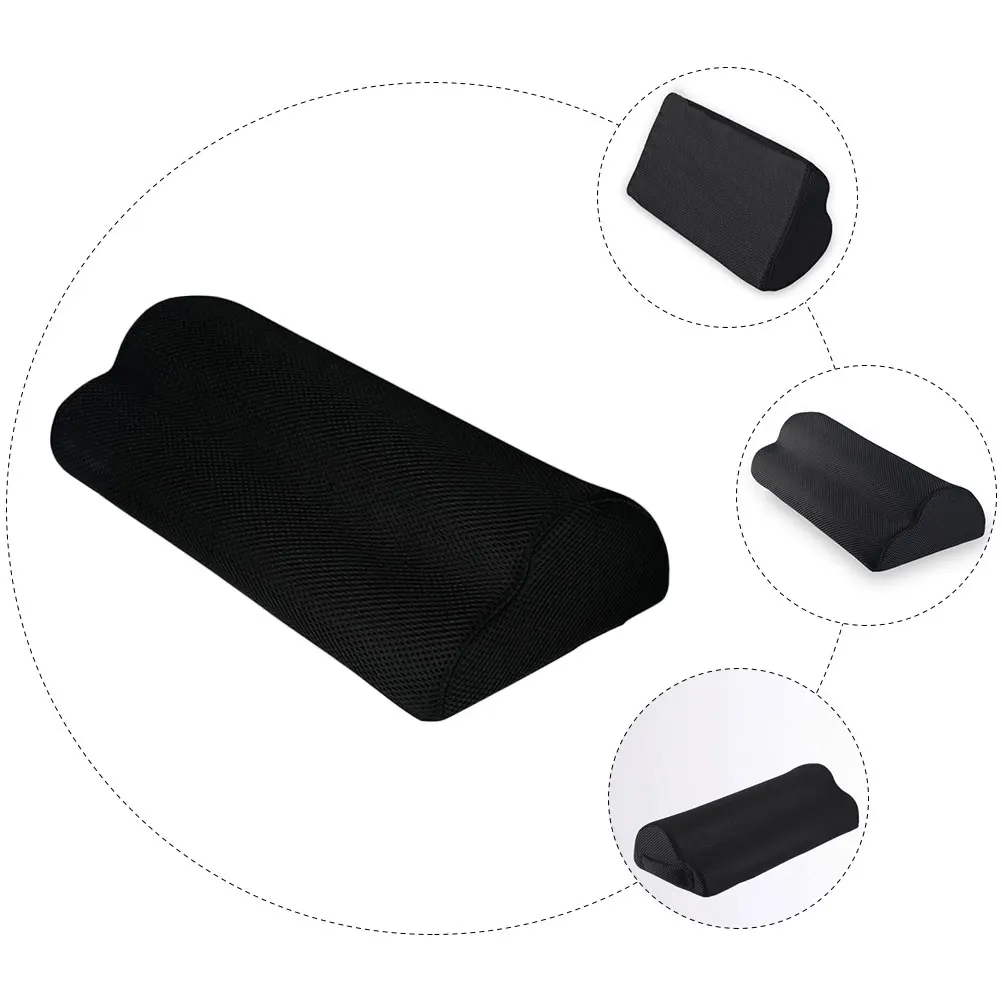 

Semi cylindrical Foot Rest Pillow Sponge Mat Office Use Reduce Swelling Improve Circulation Multipurpose Foot Relax Cushion