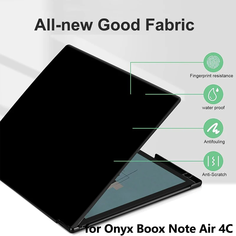 Magnetic Protective Case With Smart Pencil Holder Handheld Cover For Onyx Boox Note Air 4 C 4C E-Book Reader Protector