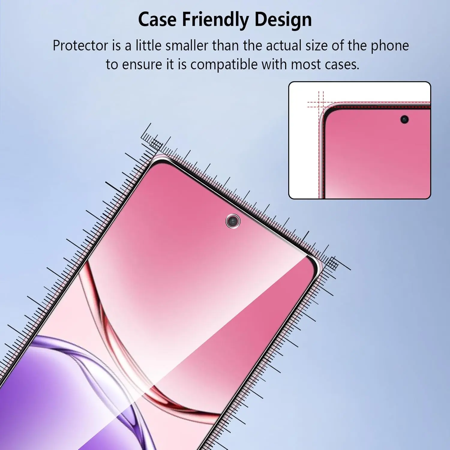 Imagen 3: Para TCL 605 Protector de pantalla de vidrio templado Película de vidrio