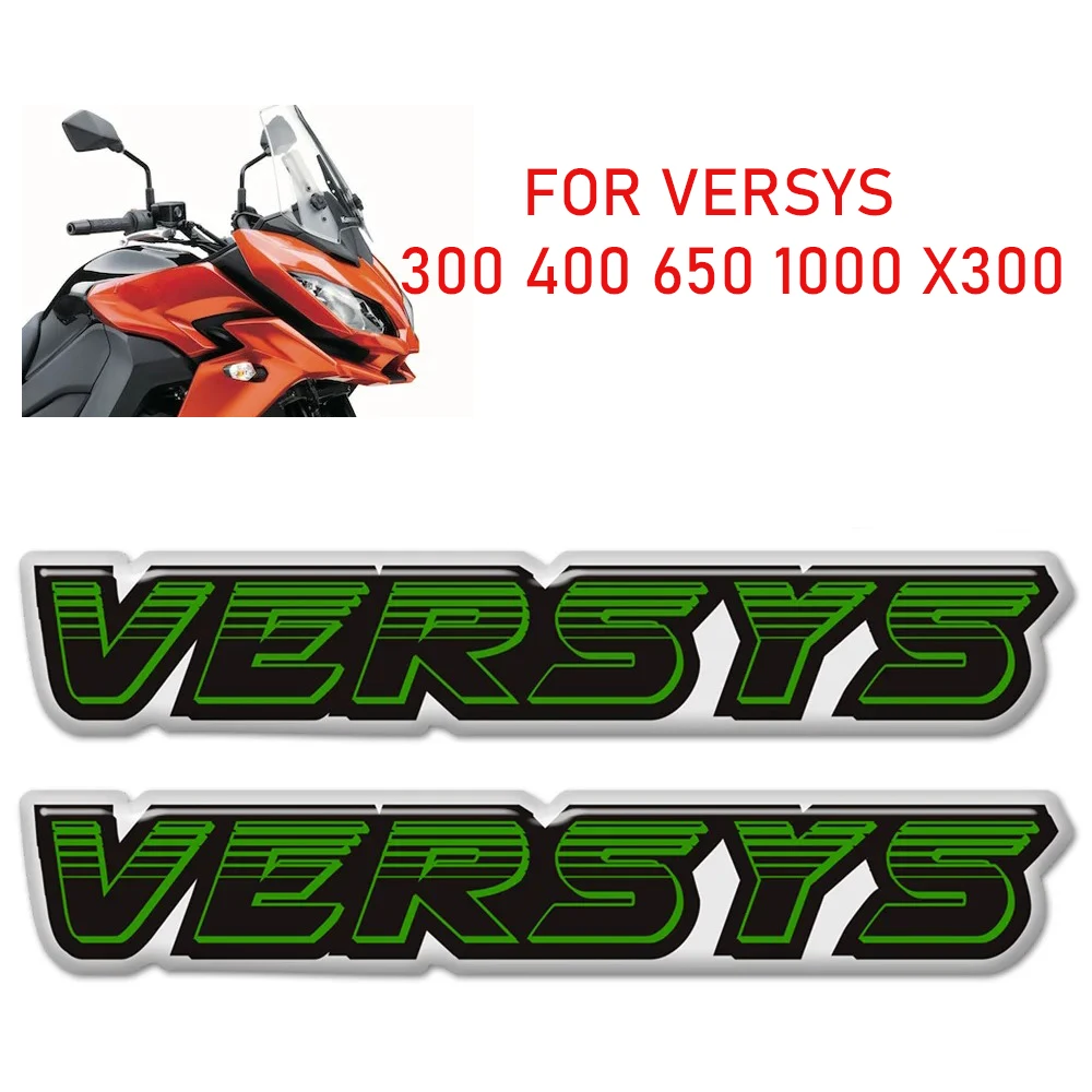 

Tank Pad Adventure Side Panel Protector Fairing Decal Emblem Motorcycle Stickers For Kawasaki VERSYS 300 400 650 1000 X300