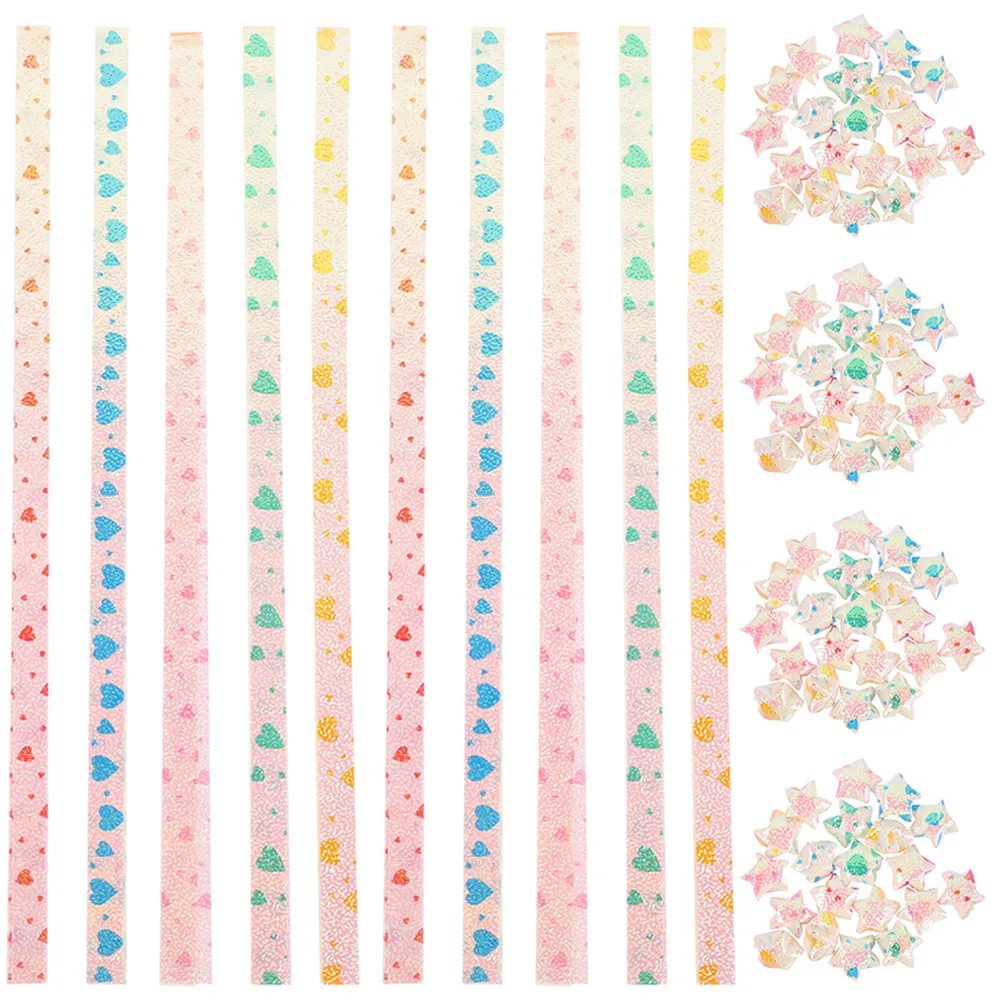 กระดาษลายดาวกลิตเตอร์ 200 ชิ้น กระดาษพับลายสร้างสรรค์สำหรับงานฝีมือ งานศิลปะ กิจกรรมการศึกษาและความสนุก