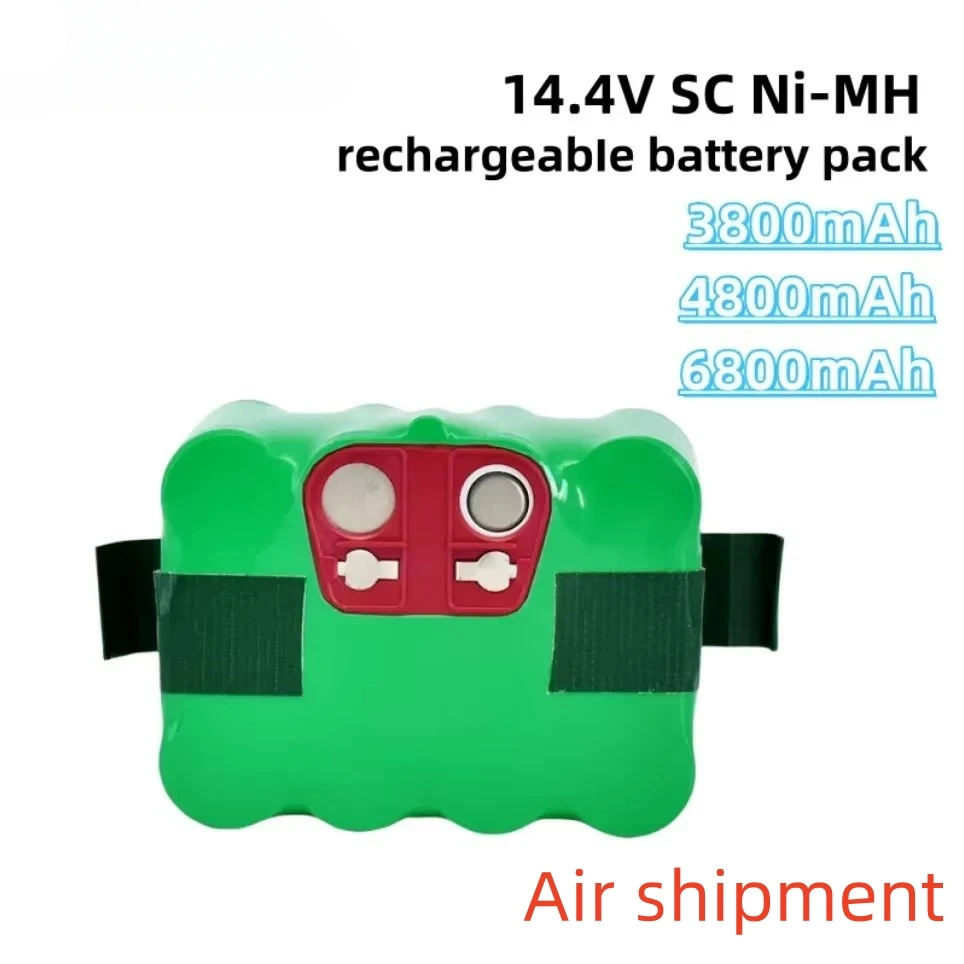 14.4V SC Ni-MH rechargeable battery pack 6800mAh Vacuum Cleaner Sweeping Robot for KV8 XR210 XR510 XR210A XR210B XR510B XR510D