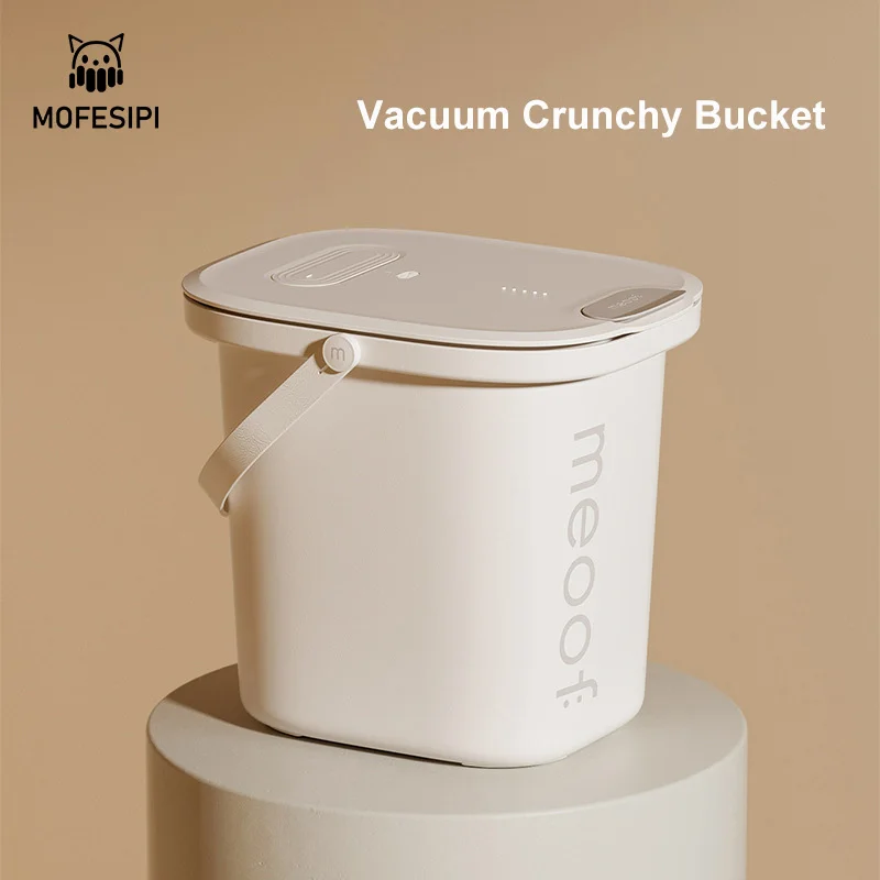 Pet Intelligent Food Storage Bucket Vacuum Preservation Moisture-proof Household Large Capacity Pet Food Storage Bucket