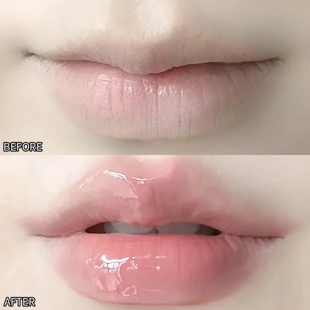 Aceite labial de gelatina de cristal, hidratante, afrutado, para pintalabios, espejo hidratante, brillo labial, cuidado de los labios, Cosméticos de maquillaje