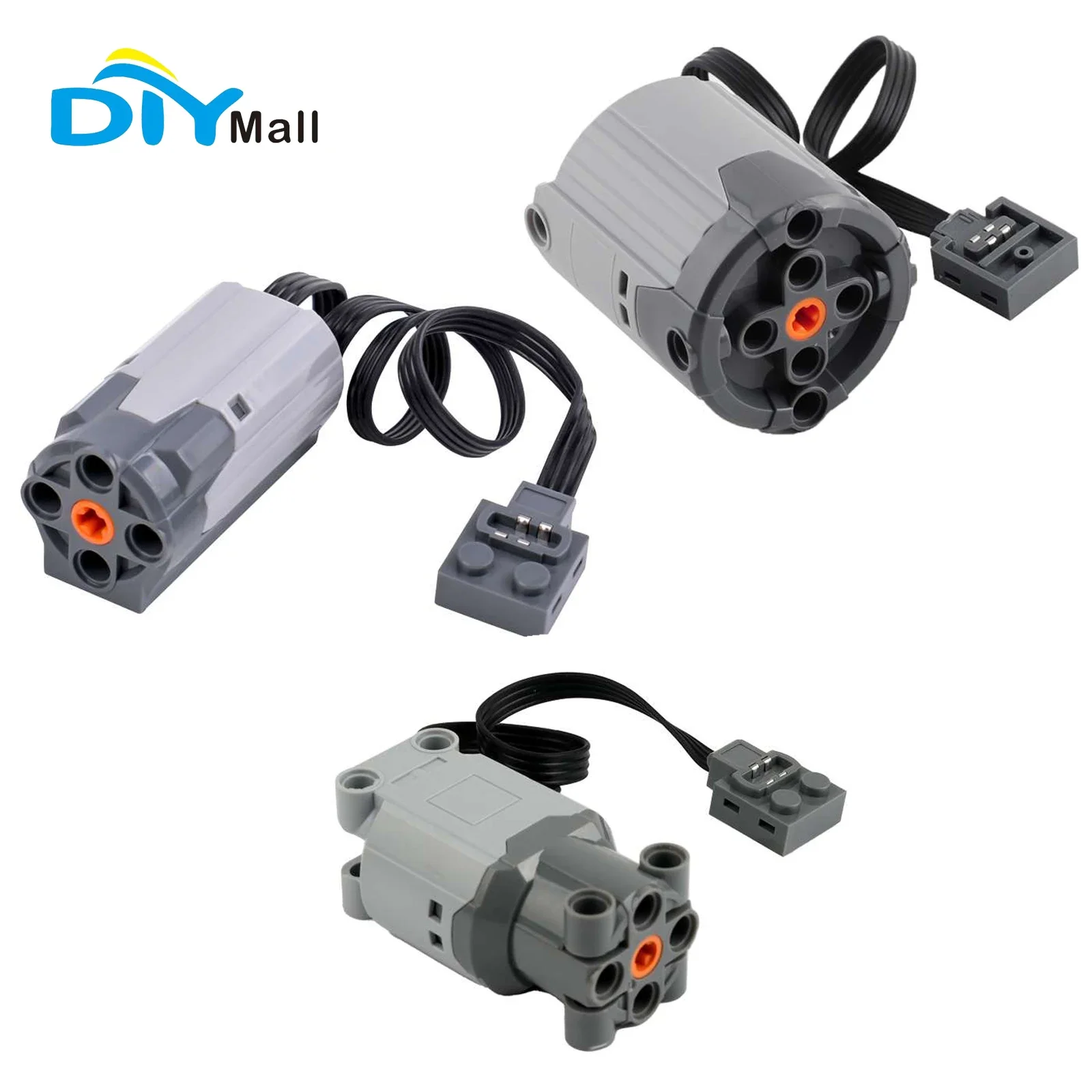 DIYmall 2PCS MOC Technology Motors - Compatible with Legoeds 8882 8883 88003