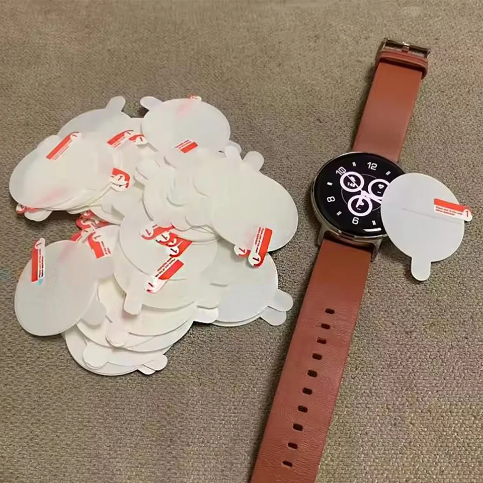 Película de hidrogel universal para reloj redondo, protector de pantalla (1-5 piezas, 26-46mm) 5