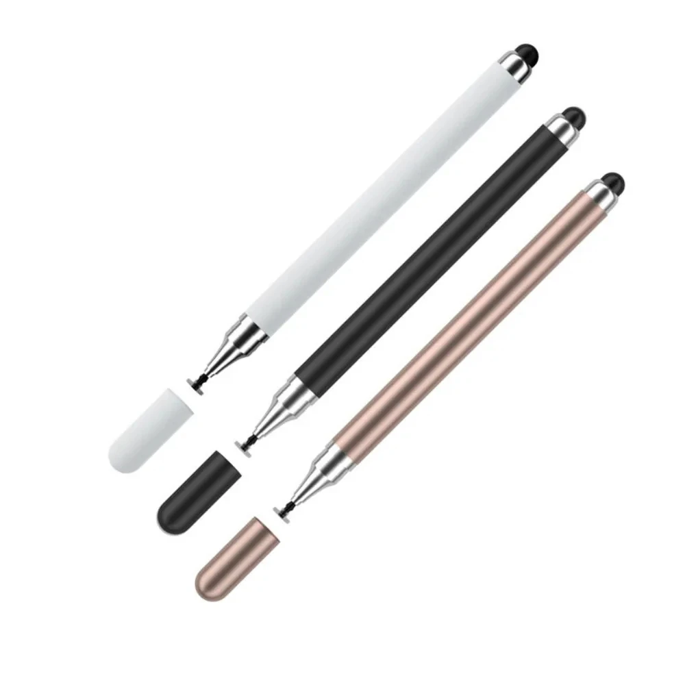 Universal Tablet Stylus Pen 2 in 1 Double Headed High Sensitivity Replaceable Nib Drawing Smart Phone Touch Stylus