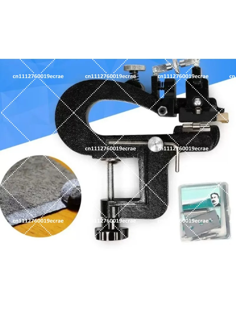 Manual vegetable tanned leather peeling machine N peeling piece 809BP black leather machine bag thinning machine manual cutting