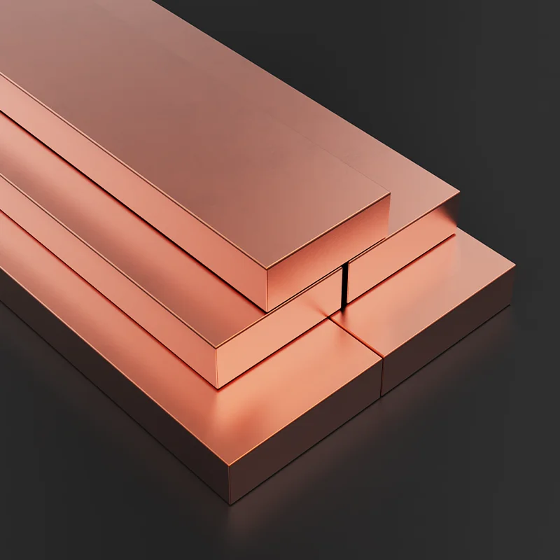 100-500 مم T2 بسبار نحاسي بسمك 0.5-60 مم، شريط أرضي مطلي بالقصدير، شريط نحاسي مسطح عالي التوصيل للكهرباء، قابل للتخصيص #3