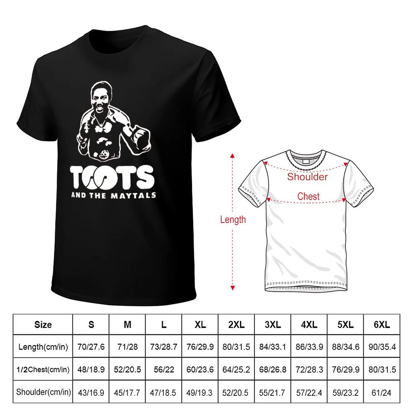 Toots and The Maytals T-shirt kawaii clothes customizeds customs aesthetic clothes Short sleeve tee men