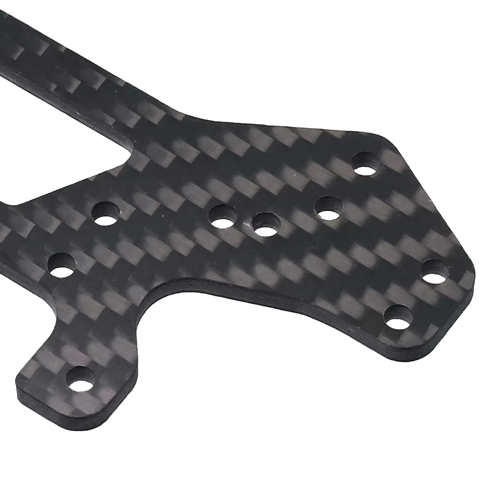 Carbon Fiber Shock Tower Plate Upgrade Kit for 1/10 MJX Hyper Go RC Car Front And Rear Support Structure Compatible with 10303 1