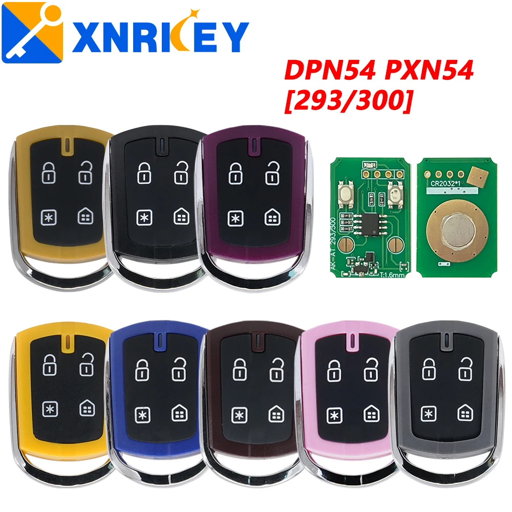 For Brazil Positron DPN54 PXN54 Remote Key Alarm System, Double Program PX32/EX300 293/300 Complete Colorful Remote key supply