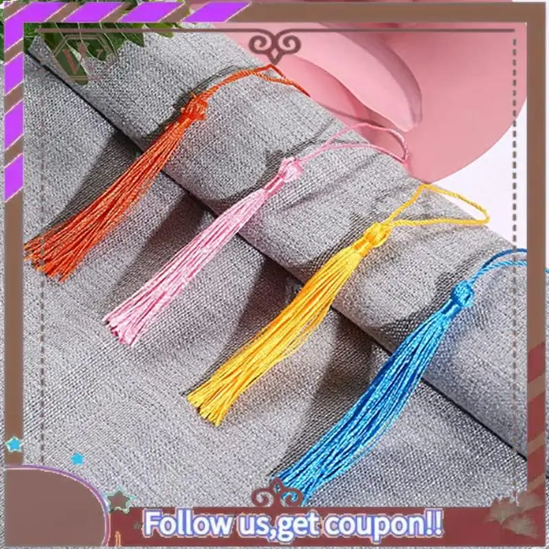 

(New)-144Pcs 5.5 Inch Silky Handmade Soft Craft Mini Tassels With Loops For Jewelry Making,Bookmarks, 36Colors, 4Pcs Of Each
