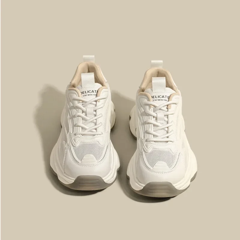2024 New Sport Shoes Woman Sneakers Thick Bottom Ins Shoes Women Fashion Sneakers Cool Vacation Casual Loafers Ladies Footwear