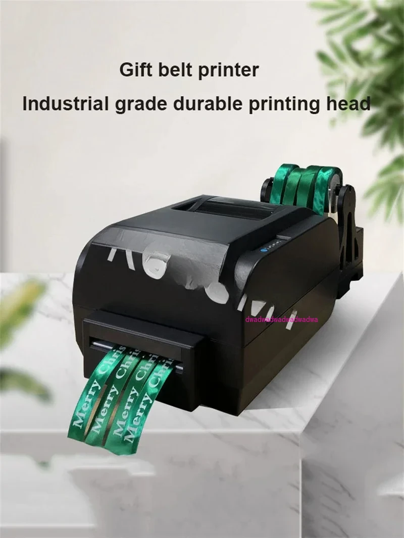 High-Quality Electric Satin Ribbon Printer Suitable For Weddings/Celebrations/Flower Shop Gifts Silk Fabric Barcode Machine