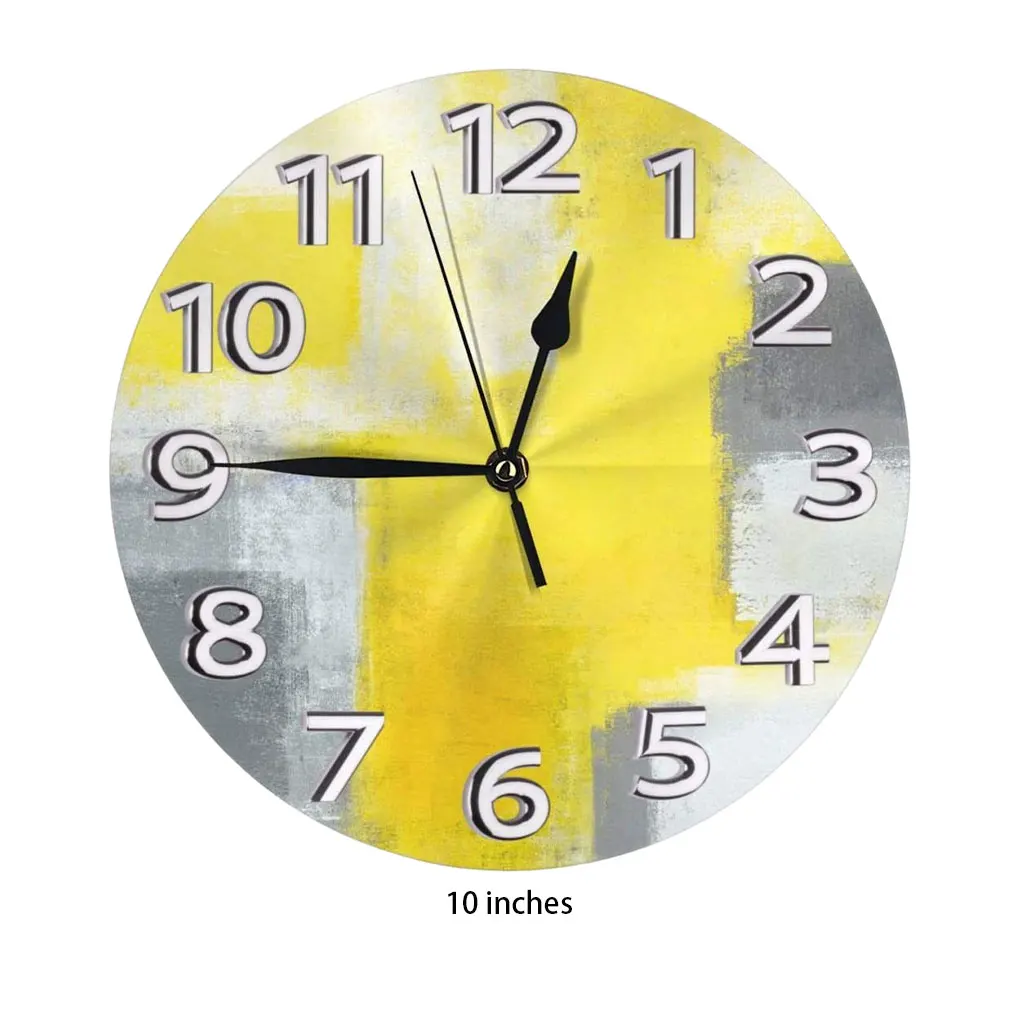 Accurate Timekeeping Wall Clock Lasting Impression In Living Room Timeless Clock For Living Room 12inch