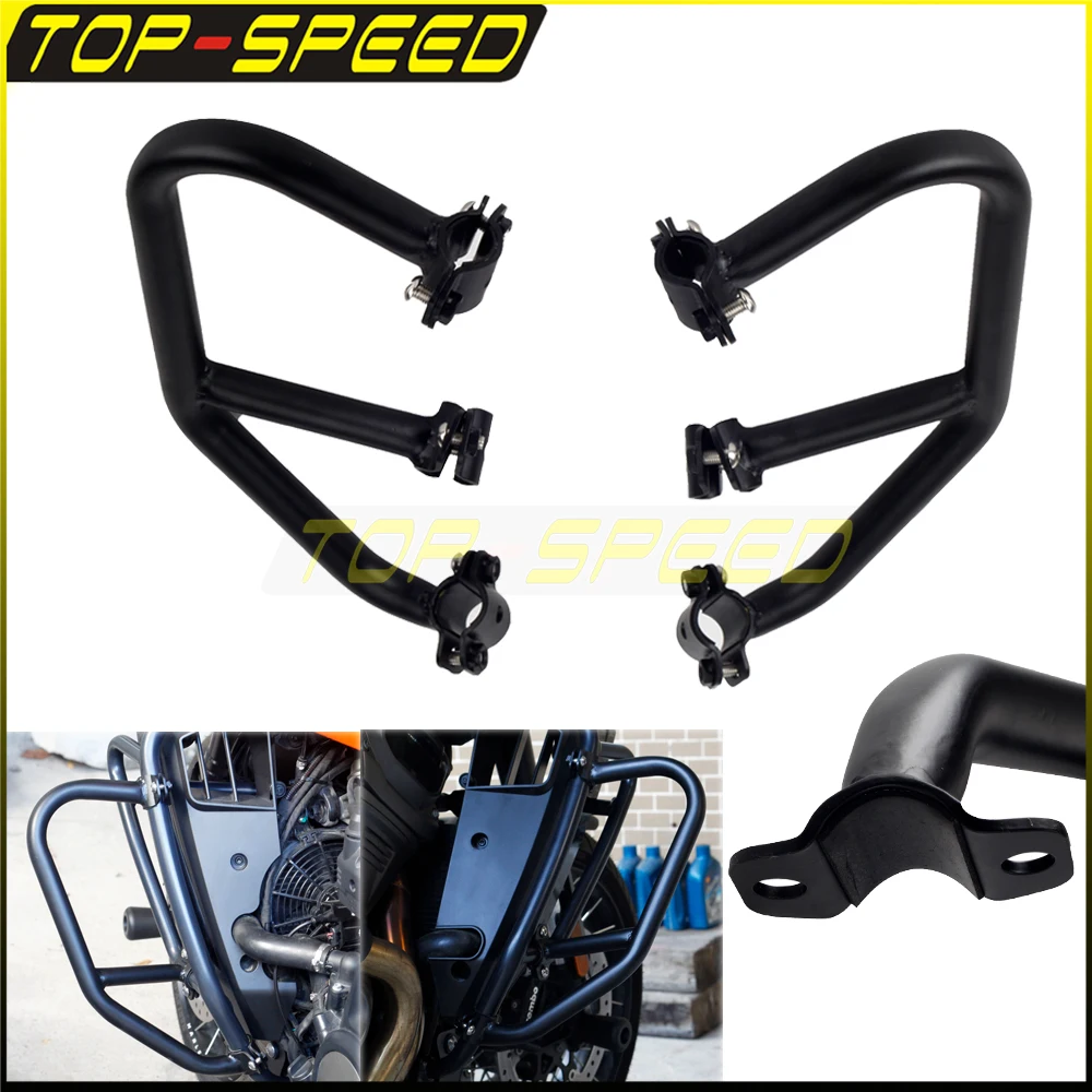 

For Harley Pan America 1250 RA1250 RA1250S Panmerica1250 2021-Later Motorcycle Crash Bar Frame Protect Bumper Front Engine Guard