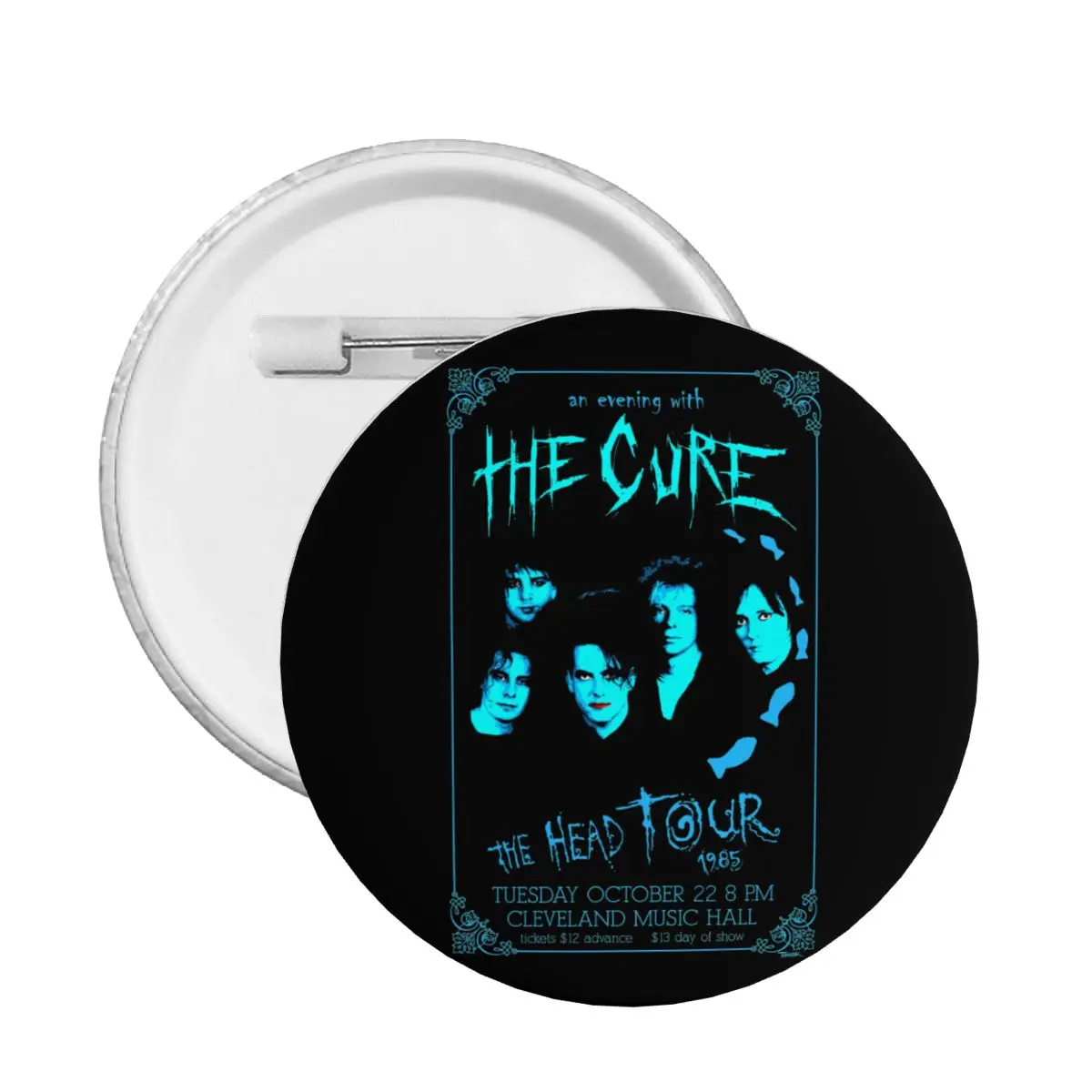 Goth Rock Band The Cure Pins Badges Backpack Pinback Buttons Brooch Boyfriend Gift