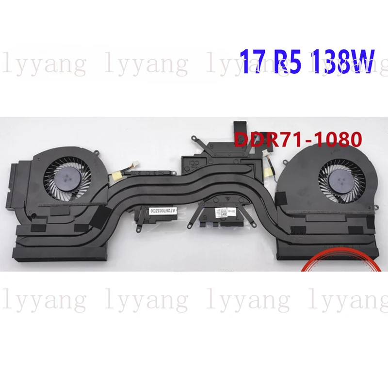 f  For DELL Alienware 17 R5 138W GTX1080 CPU GPU Cooling Fan Heatsink 0FJ5DK FJ5DK