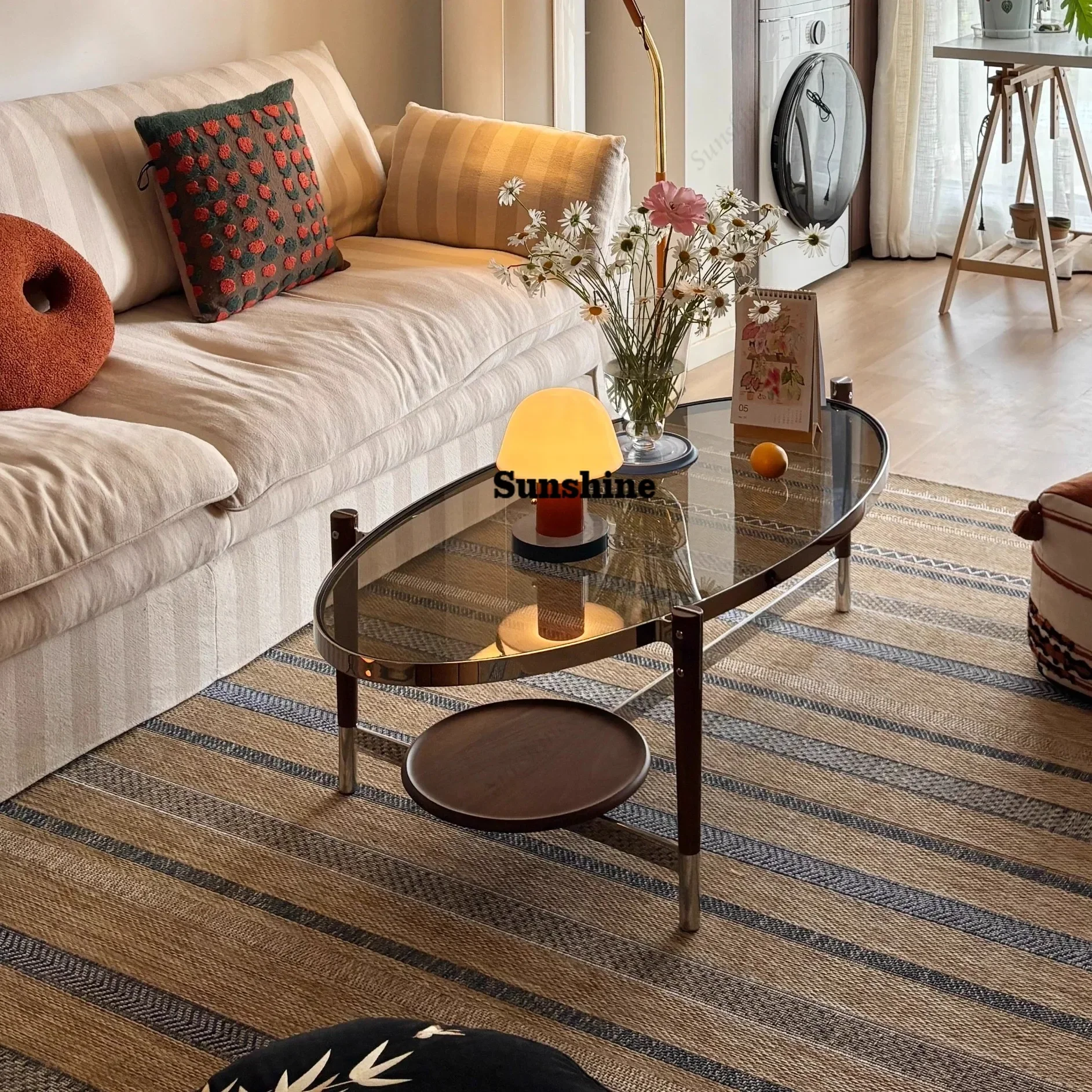 Writing Space Saving Coffee Table Moving Minimalist Unique Aesthetic Coffee Table Standing Industrial Couchtisch Home Furniture