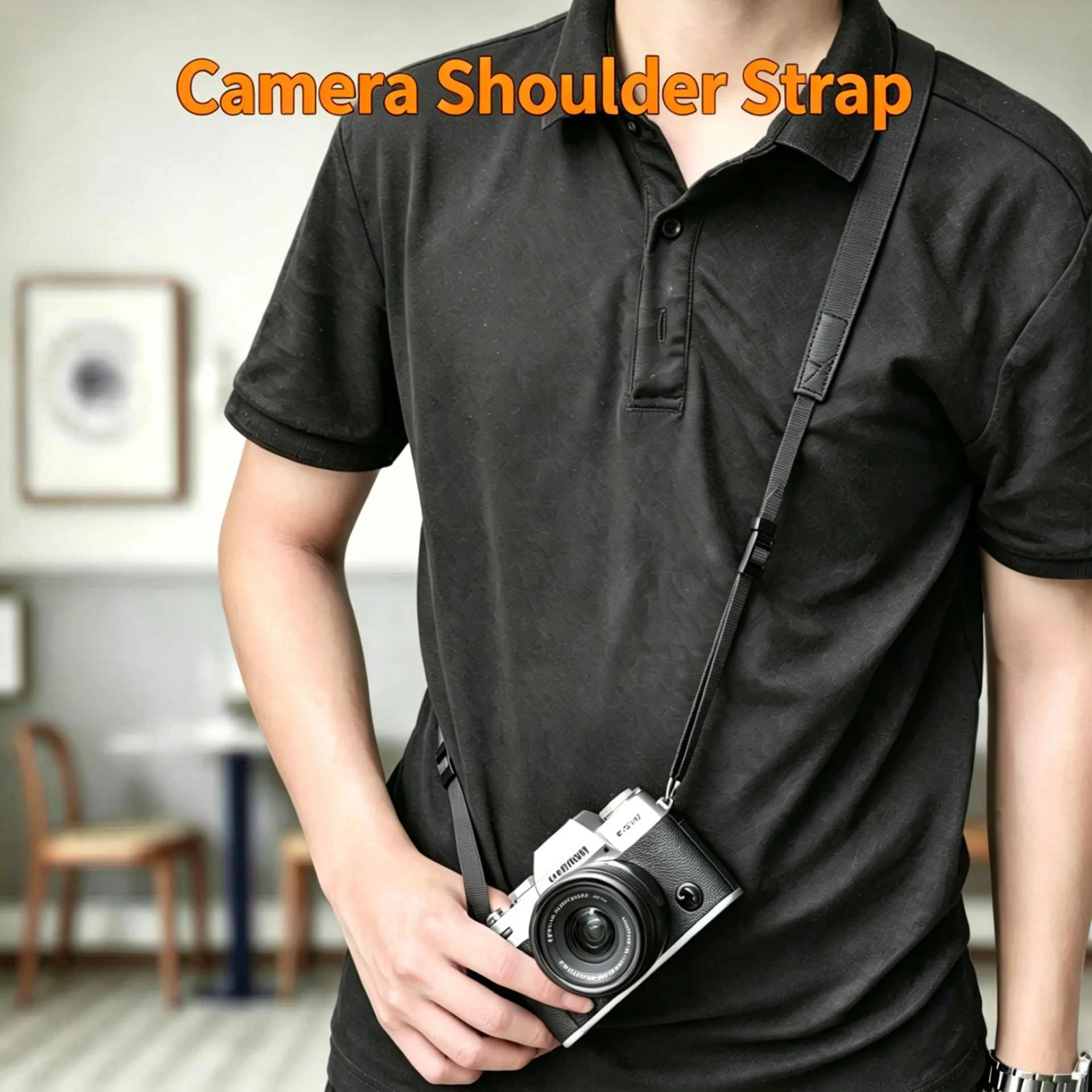Digital Camera Adjustable Shoulder Neck Strap Safety Belt Lanyard for Canon Nikon Sony Olympus DSLR Mirrorless Camera