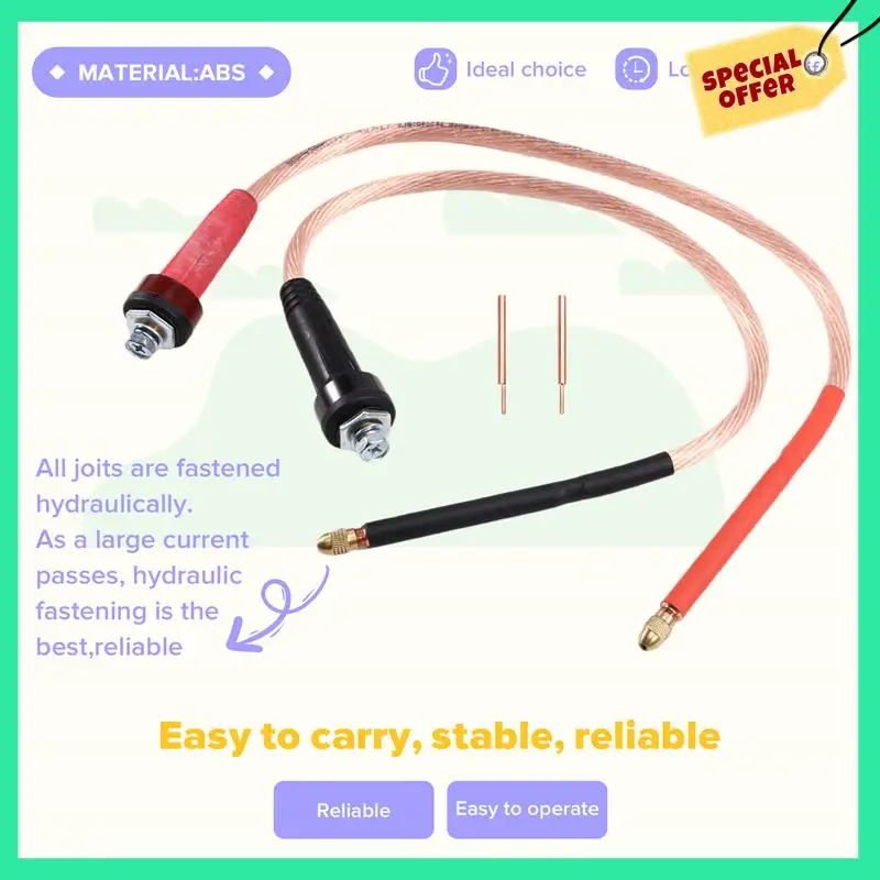 -A14E 銅スクエアハンドヘルドスポット溶接機ペン 25 18650 DIY バッテリーパック溶接ツール用