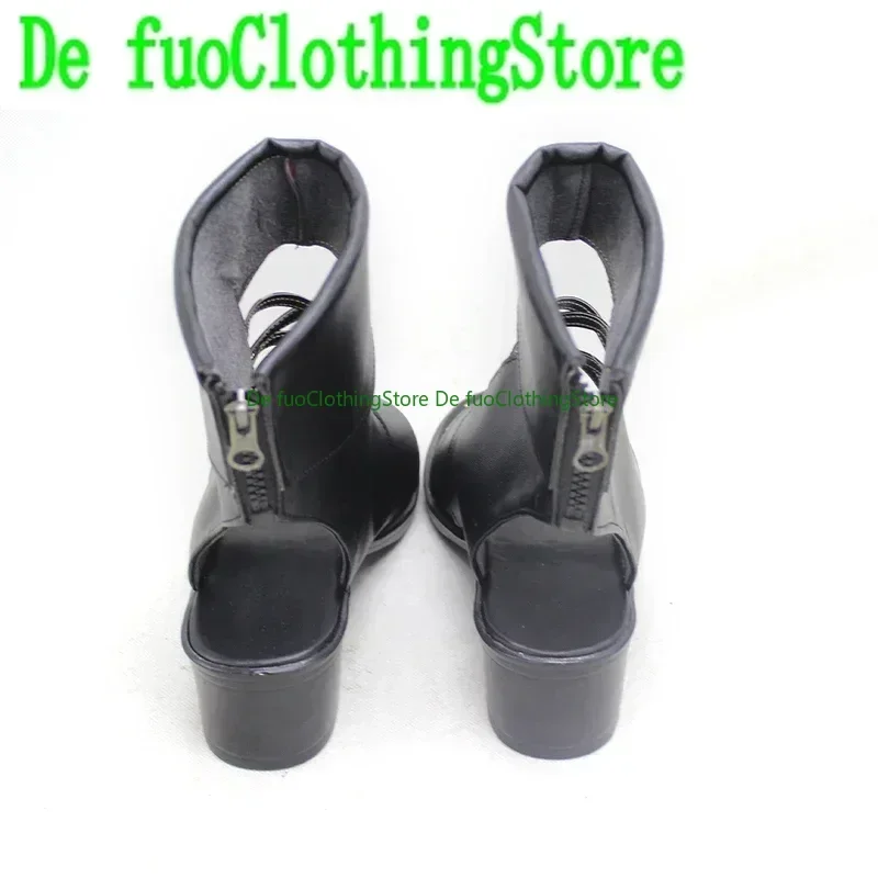 FINAL FANTASY XIV Ryne Minfilia Cosplay Shoes Game FF14  Ryne Cosplay Prop PU Leather Shoes Halloween Boots Defuo Clothing Shoes