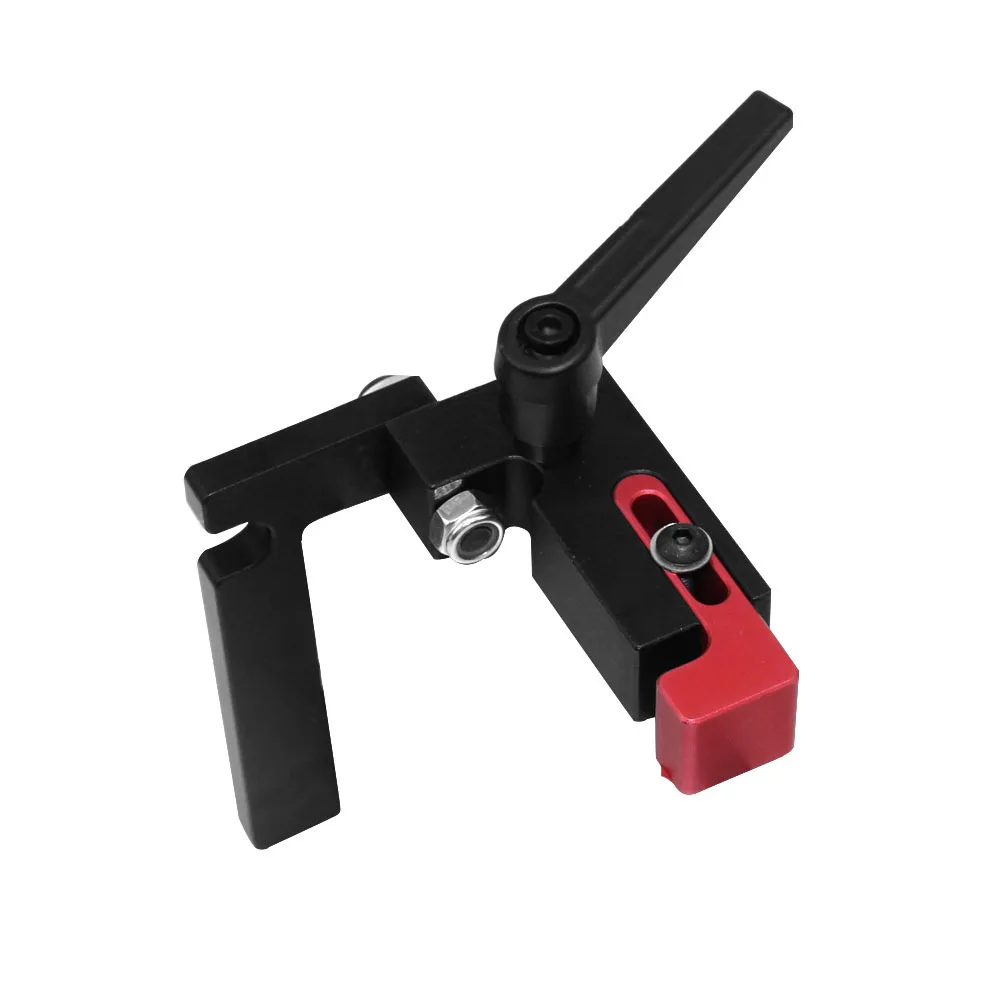 Adjustable Miter Rail Stop Aluminum T-slot Position Block Push Saw Fence Limiter DIY Woodworking Processing Hardware