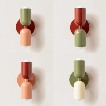 Kinkiet do przejścia nowoczesny kinkiet LED do sypialni oprócz ganek Hotel do czytania Home Decora kinkiet ścienny oświetlenie zagłówka