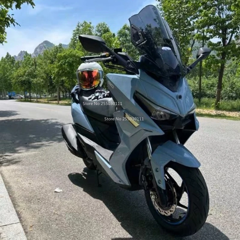 Motorcycle windshield modification windshield front gear raised and widened windshield accessories For KYMCO AK550 AK 550 AK-550 view 2