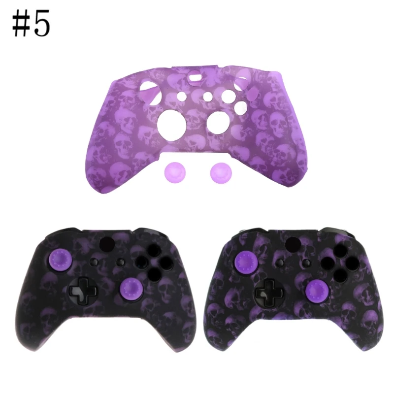 Silicone Rubber for Case Cover For Xbox Controller Protective Skin For XBox One X S Gamepad Controller Thumb Grips Acces