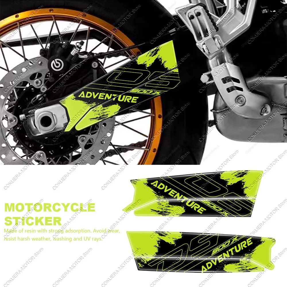 

For LONCIN VOGE DS900X DS 900X Motorcycle 3D Epoxy Resin Sticker Chain Guard Sticker Decal Protection Stickers