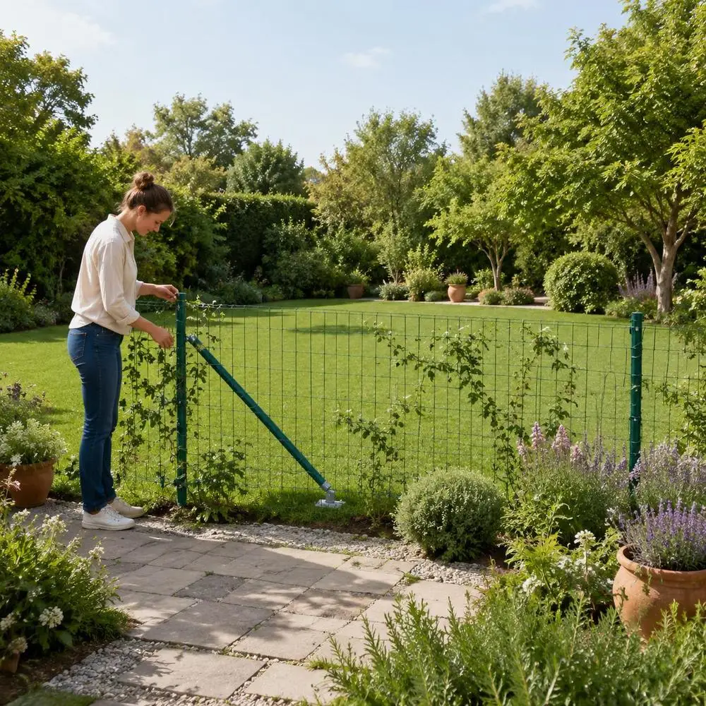 Ensemble de panneaux de clôture profilés 60 x 1000 cm, structure robuste et durable, design minimaliste et moderne, installation personnalisable pour