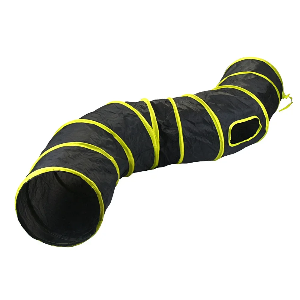 Yellow Cat Channel Cat Tunnel Runway Cat Drill Through Rolling Ground Dragon Cat Channel Pet Cat Toy Supplies