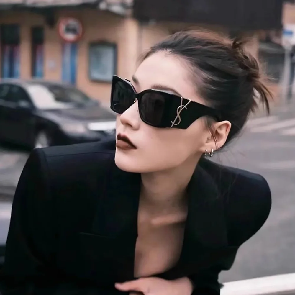 

2025 летние новые женские солнцезащитные очки с солнцезащитным кремом для большого лица и похудения и защитой от ультрафиолета UV400, солнцезащитные очки