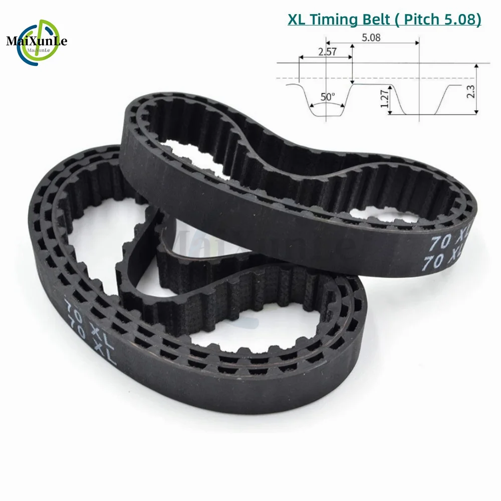 XL Timing Belt 140XL/142XL/144XL/146XL/148XL/150XL/152XL/154XL/ 156XL/158XL~178XL Rubber Drive Belt Width 6/8/10/12.7/15/20mm