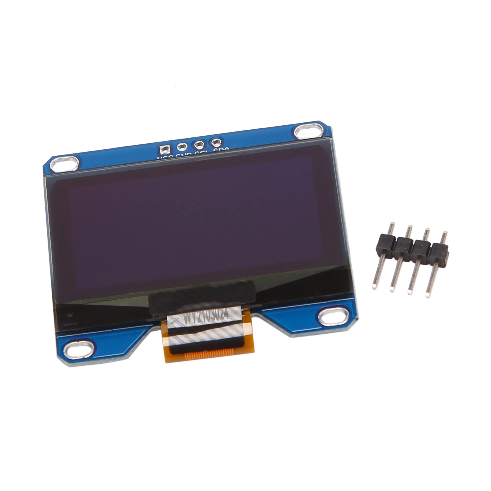 Technologie d'écran bleu, lecteur SSD1309, technologie d'affichage OLED, compatible pour SSD1306, interface I2C, 1.54 pouces, 4 broches