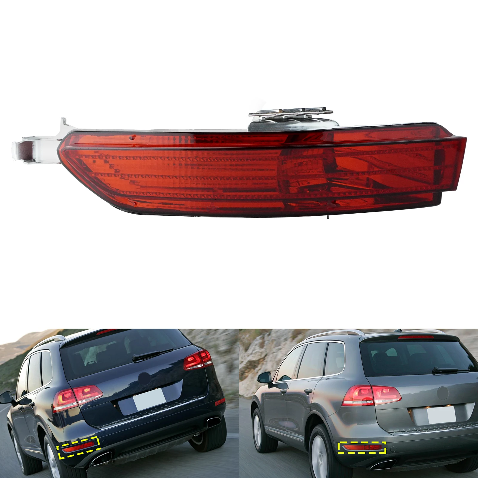 

For 11-14 VW Touareg 7P Left Passenger Side Rear Bumper Reflector Fog Light N/S