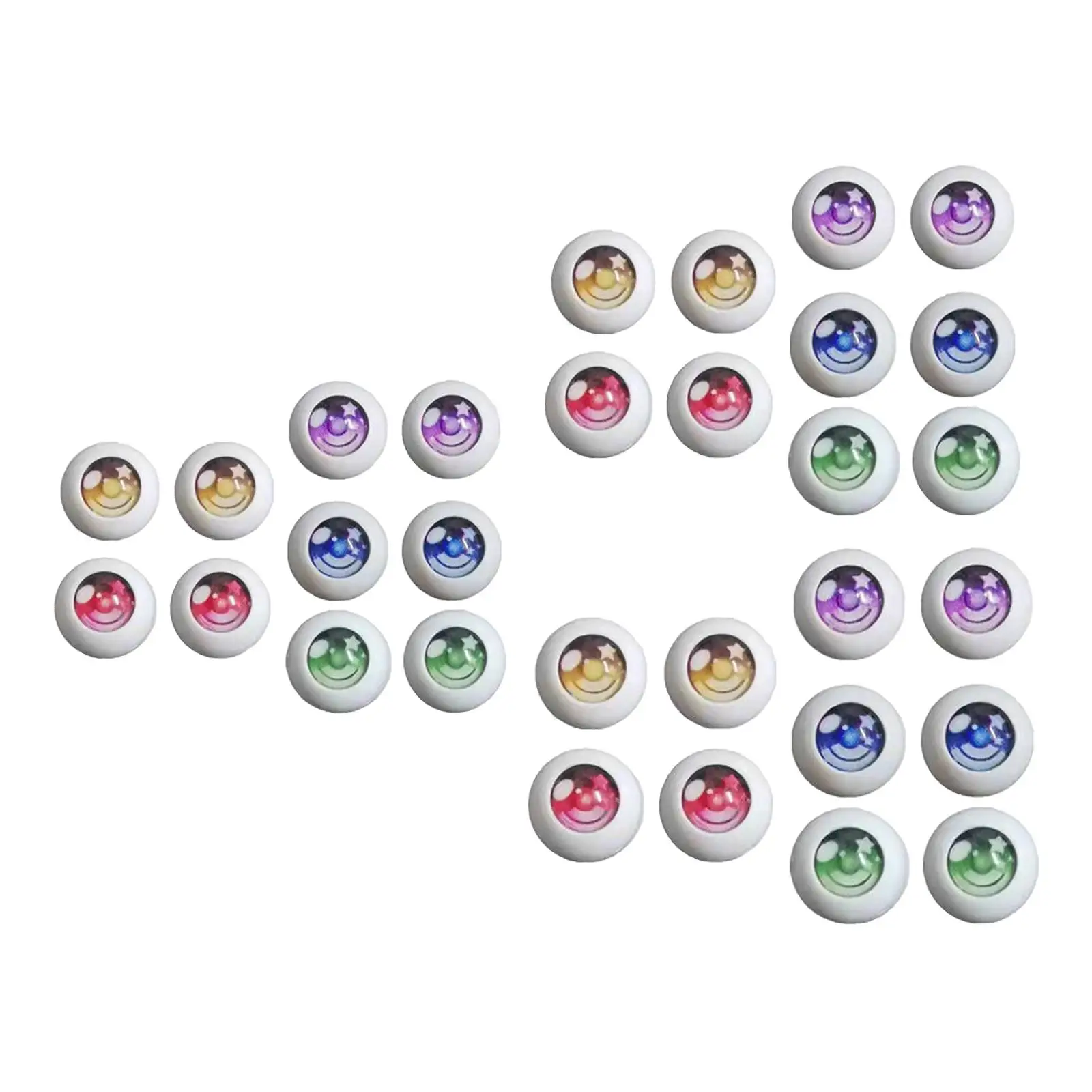 

10 шт., круглые глаза куклы, многоразовые вязаные крючком игрушки Googly для изготовления кукол, сделай сам, ремесло, валяние животных, плюшевый мишка, принадлежности