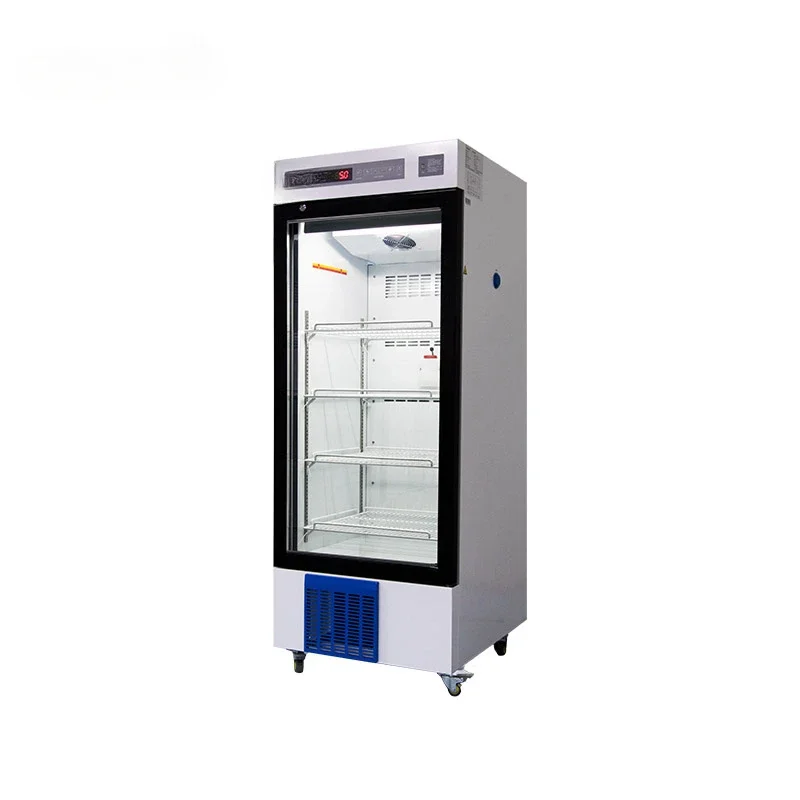 

refrigeration equipment freezer Glass Door Refrigerator 288L 2 to 8 degree laboratory refrigerator