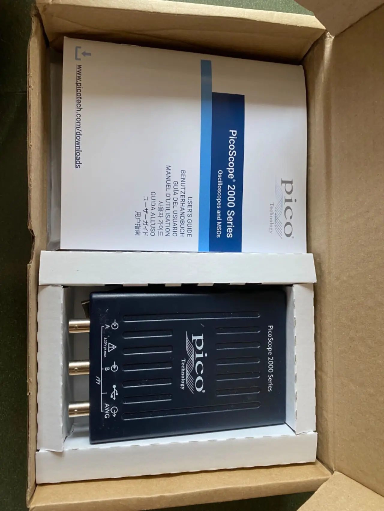 

Цифровой осциллограф PICO TECHNOLOGY PICOSCOPE 2204A для ПК, USB, 2 канала, PicoScope 2000, 10 МГц, 100 MSPS, 8 kpts, 35 нс