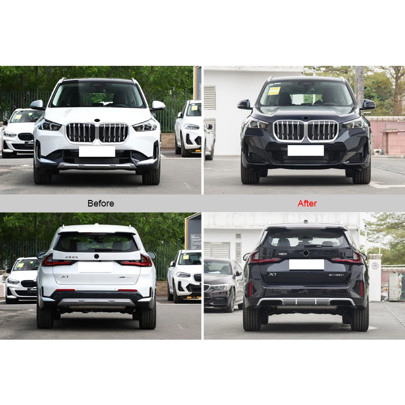 OUYE for  X1 U11 2023-2023 Body Kit Old to New Front Bumper with Tow Hook Cut-Outs and Included Clips X1 M-TECH BODYKIT