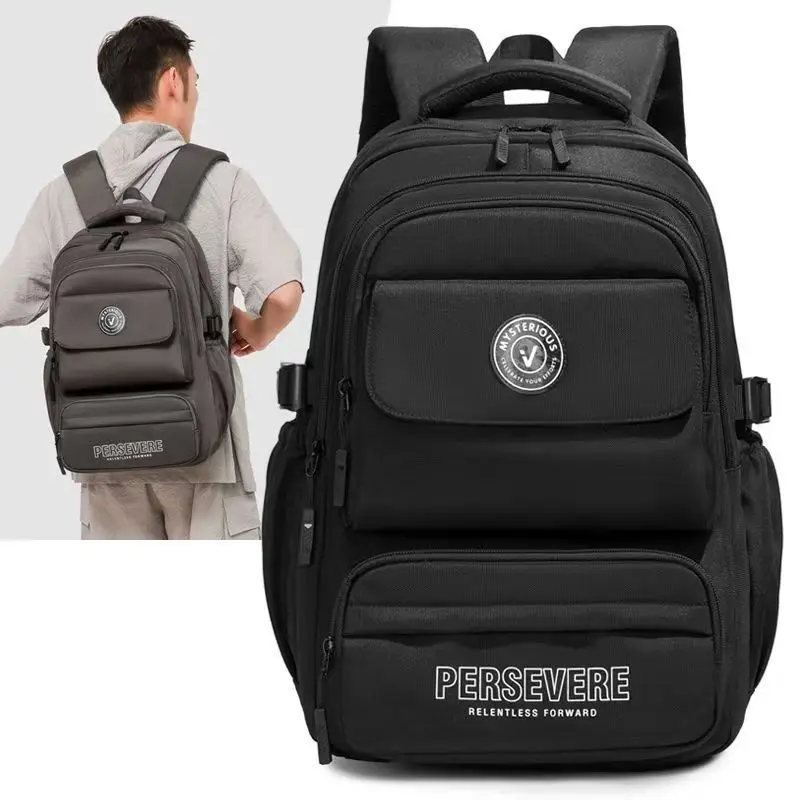 2026 School Bag Boy Girl Grade 3-6 Middle Student Shoulder Orthopedic Backpack Large Capacity Light Water Proof Mochila Escolar